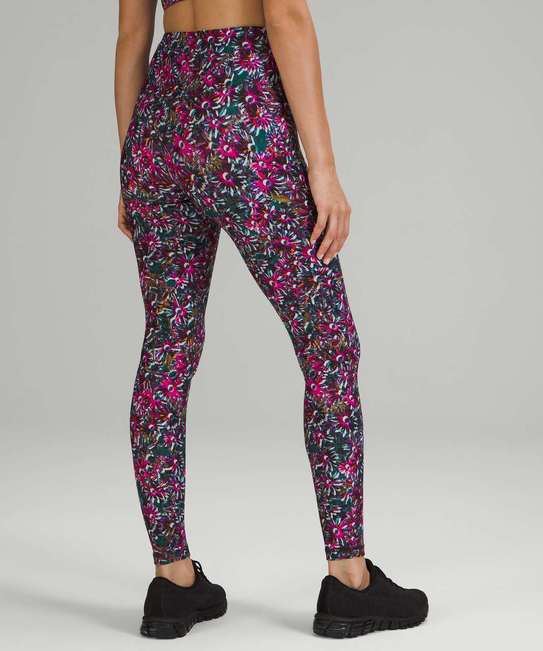 Lululemon Base Pace High-Rise Fleece Tight 28 - Floral Electric Multi -  lulu fanatics