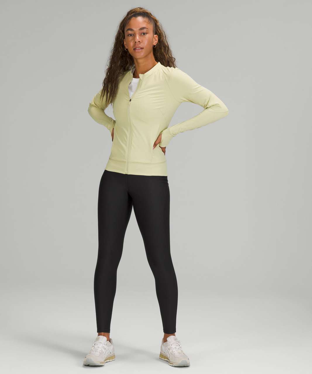 Lululemon Base Pace High-Rise Fleece Tight 28 - Black - lulu fanatics