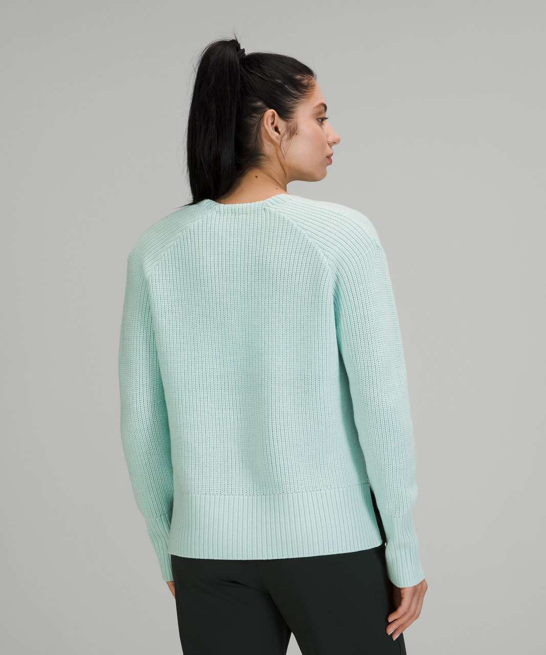 Cozy Crew Neck Sweater – Mint