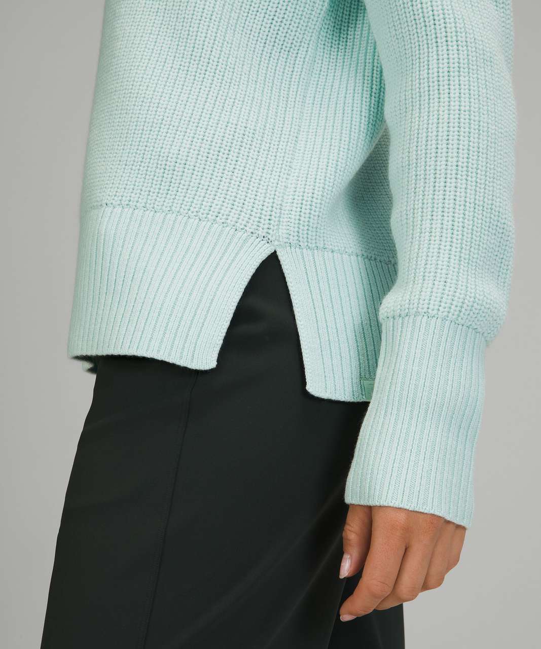 Lululemon Merino Wool V-Neck Sweater - Delicate Mint