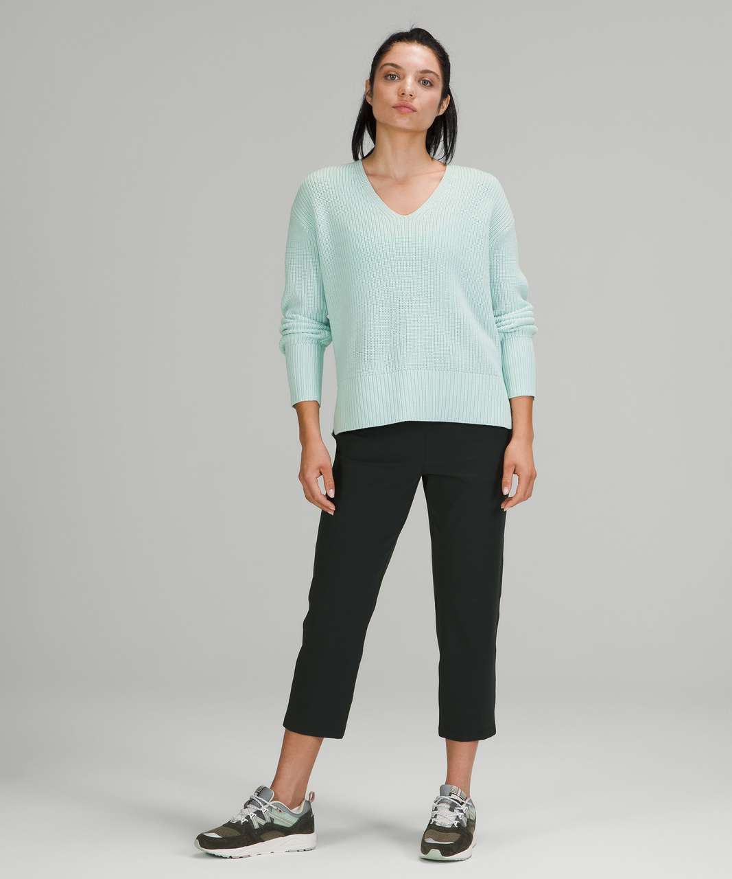 Lululemon Merino Wool V-Neck Sweater - Delicate Mint