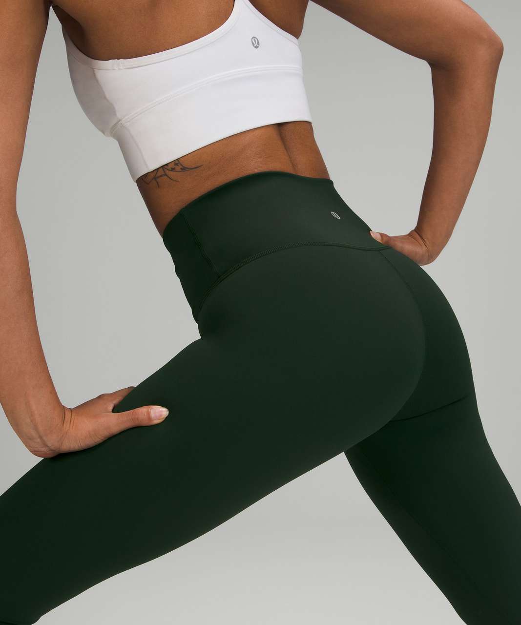 NWT Lululemon Wunder Under High-Rise Tight 25 ~SIZE:4~ Rainforest Green