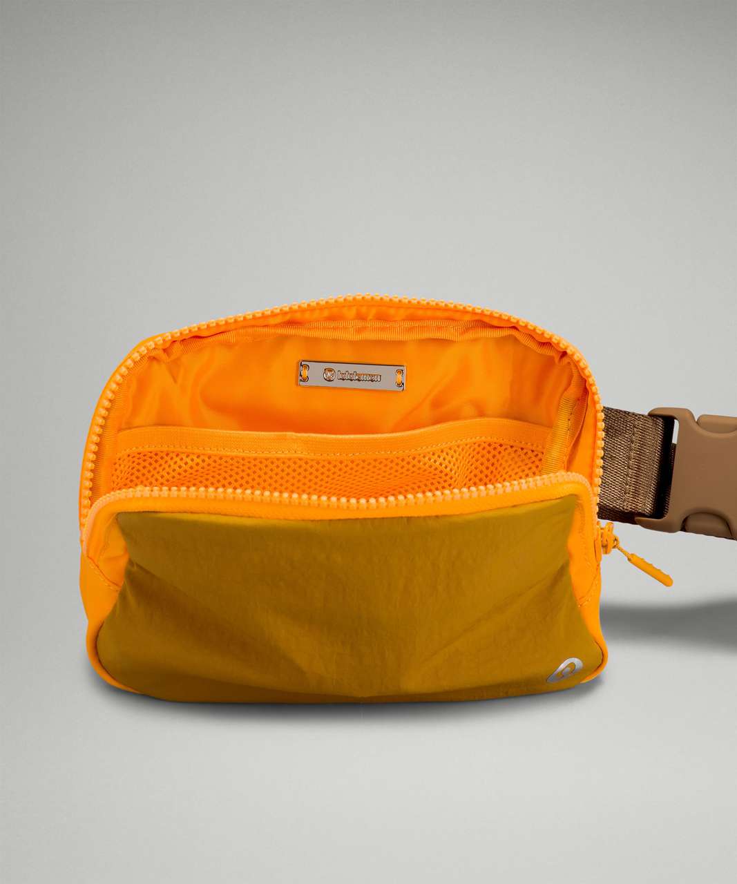 lululemon athletica, Bags, Lululemon Multi Pocket Belt Bag In Gold Spice  Fanny Pack Nylon