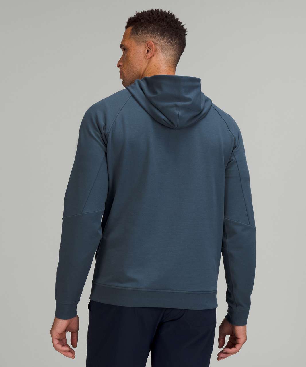 Blue License to Train jersey hoodie, Lululemon