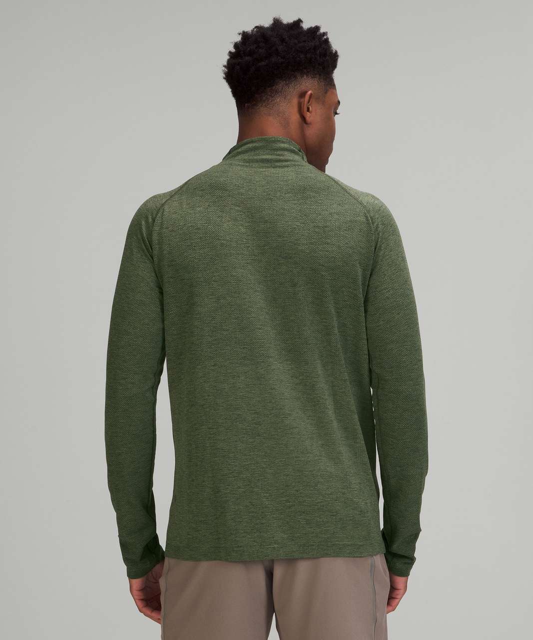 Lululemon Metal Vent Tech Half-Zip 2.0 - Rainforest Green / Green Twill