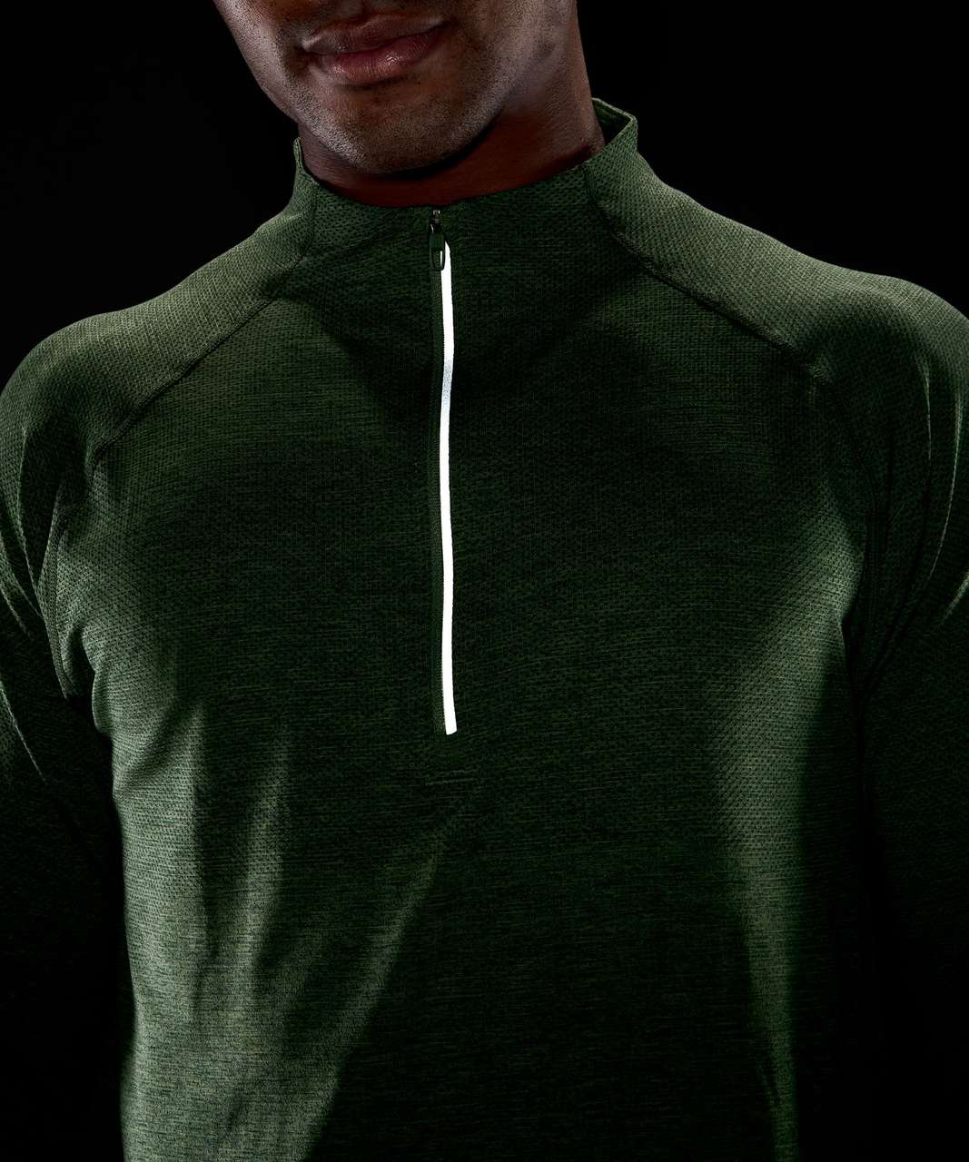 Lululemon Metal Vent Tech Half-Zip 2.0 - Rainforest Green / Green Twill