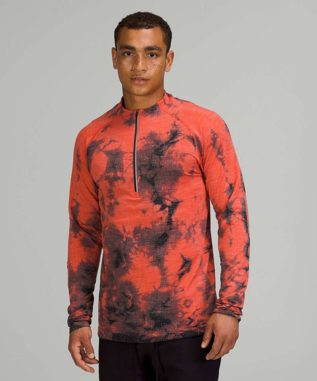 Lululemon Metal Vent Tech Half-Zip 2.0 - Disconnect Marble Dye