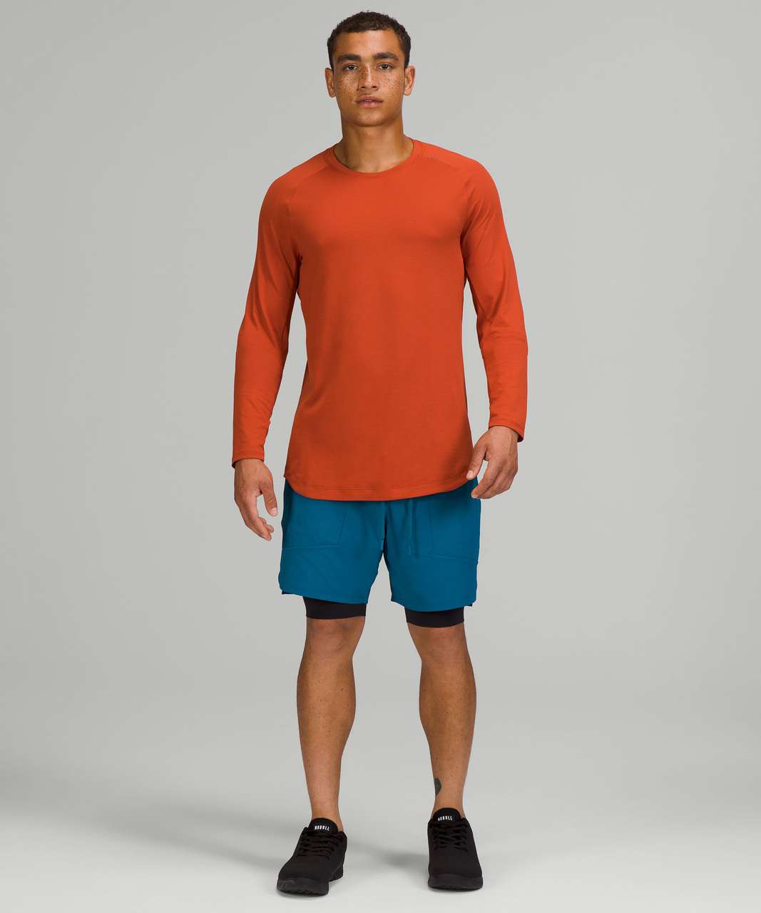 Lululemon Drysense Training Long Sleeve Shirt - Aztec Brick