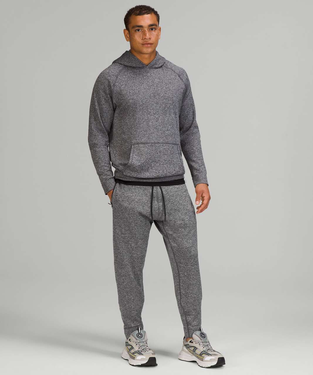 In case anyone wanted to know how the Engineered Warmth joggers (4) fit  compared to soft ambitions! Reviews in comments. : r/lululemon