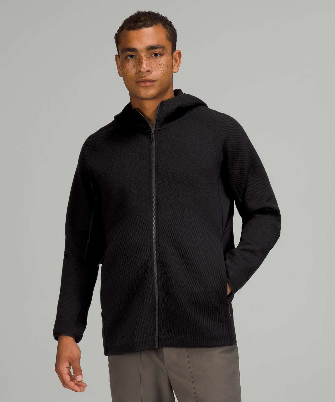 Lululemon 4 Radiant Full-Zip High Neck Jacket II Heathered White