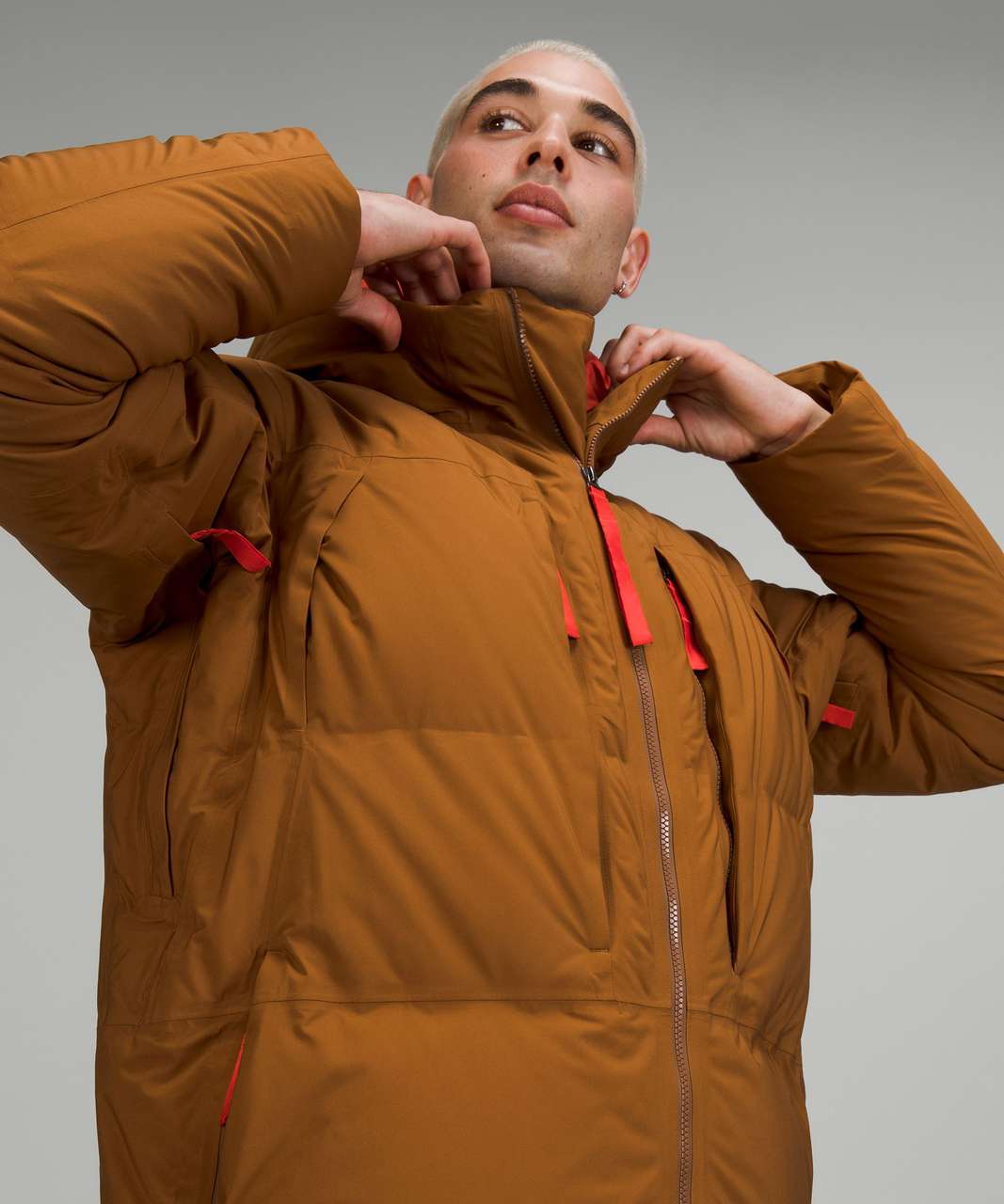 Lululemon Glacial Front Parka - Copper Brown