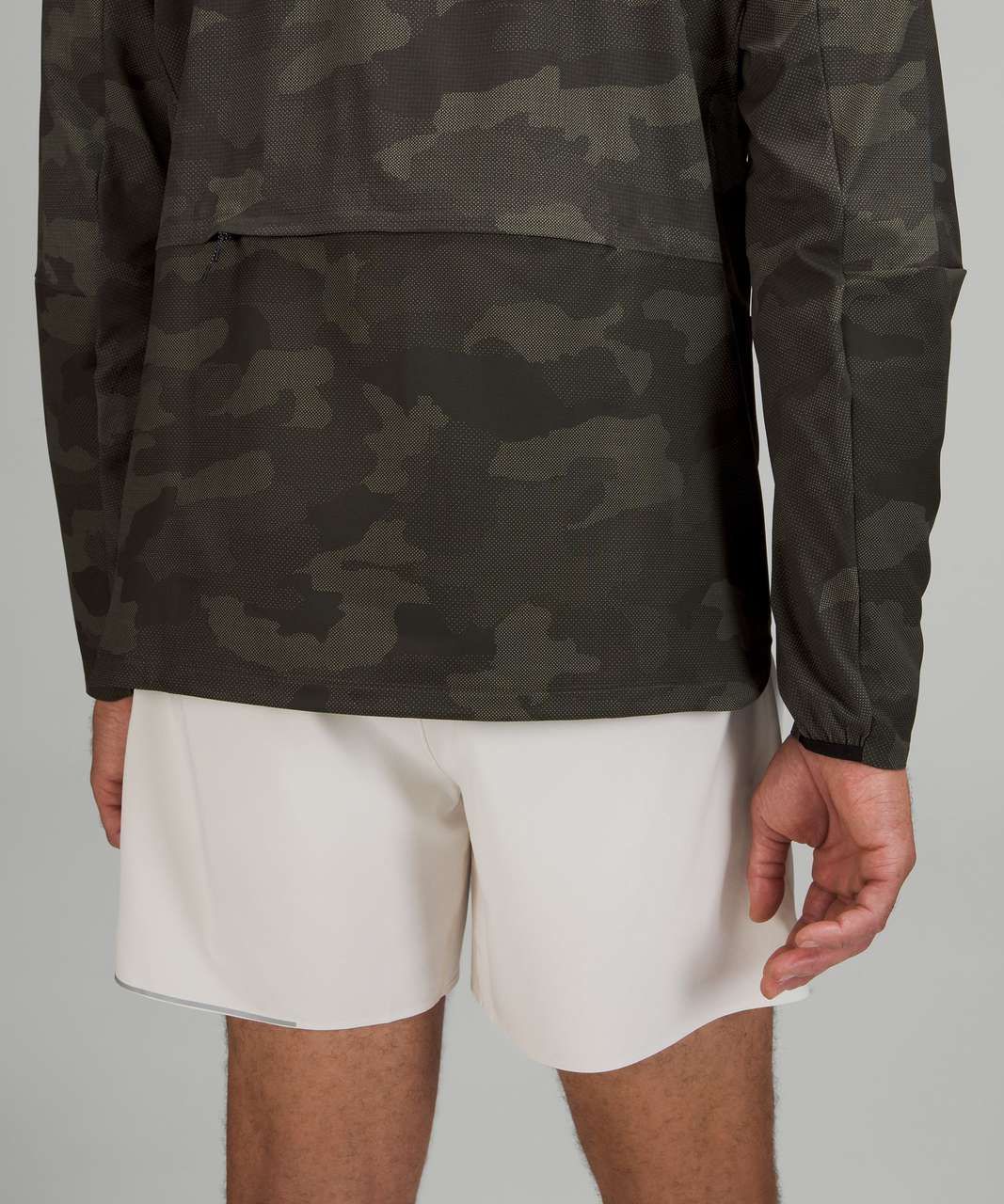 Lululemon Warp Light Packable Jacket - Variegated Camo Max Rosemary Green Dark Olive