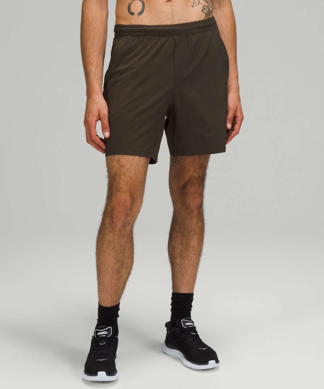 Lululemon Pace Breaker Linerless Short 7 - Dark Olive - lulu fanatics