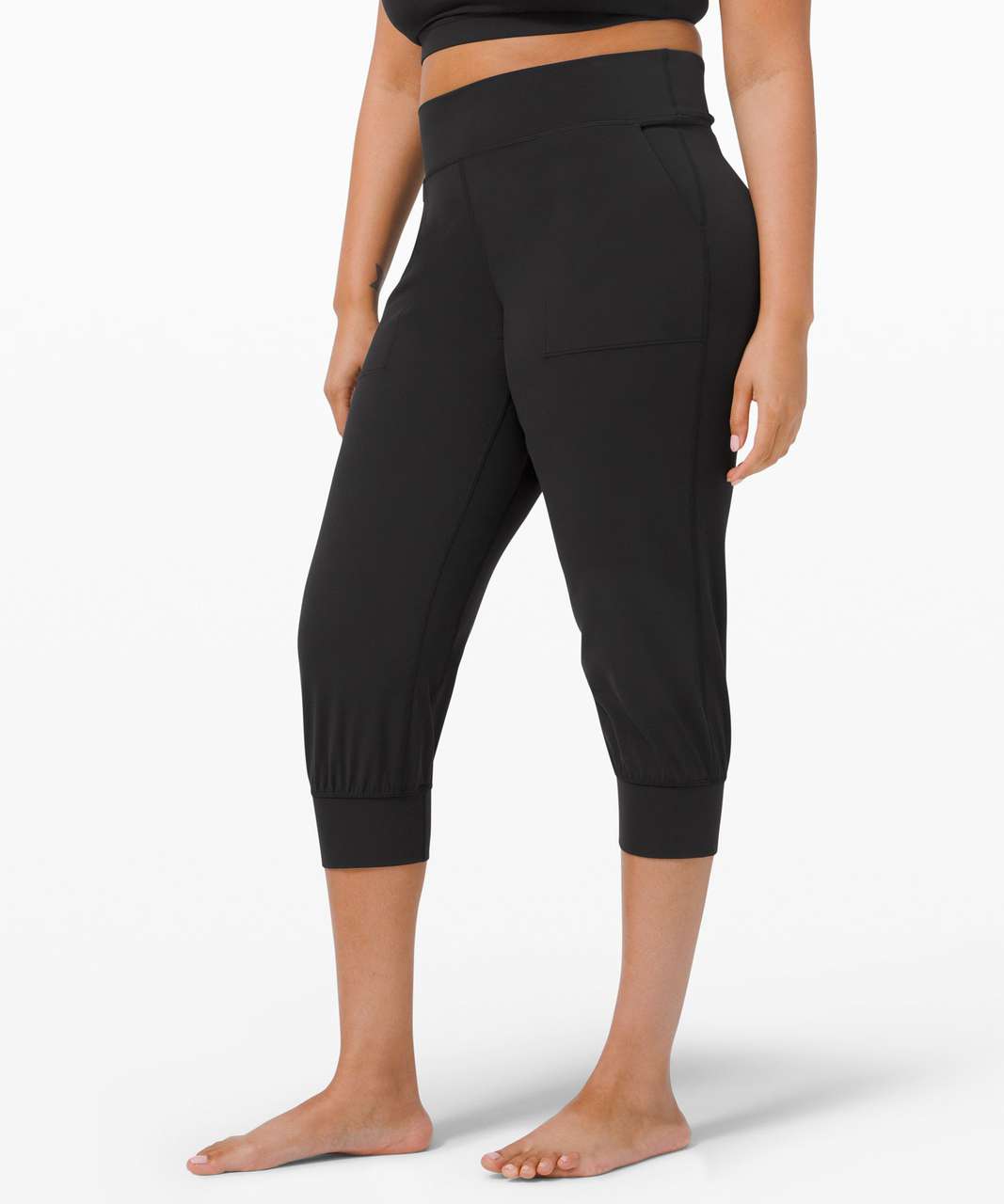 Lululemon Adapted State High-Rise Jogger Crop - Black - lulu fanatics