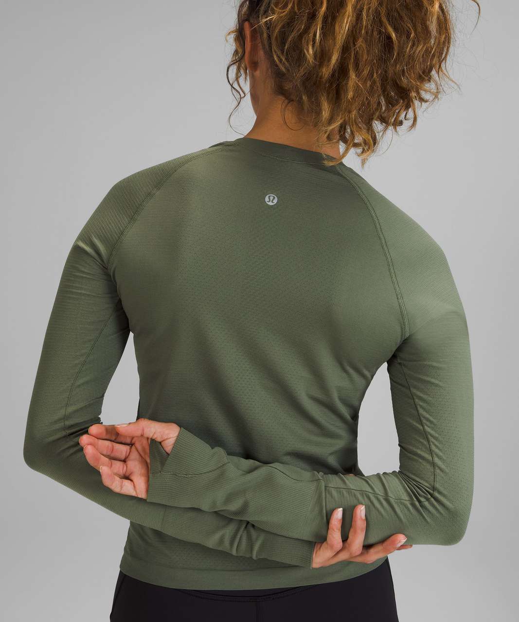 Lululemon Swiftly Tech Long Sleeve Shirt 2.0 *Race Length - Green Twill /  Green Twill - lulu fanatics