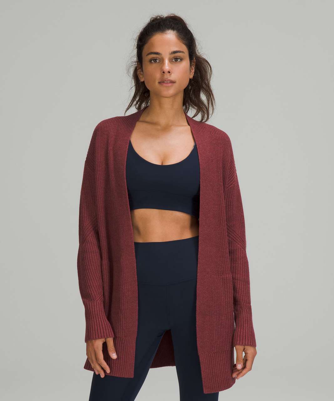 Lululemon Cashlu™ Sweater Wrap - Heathered Mulled Wine