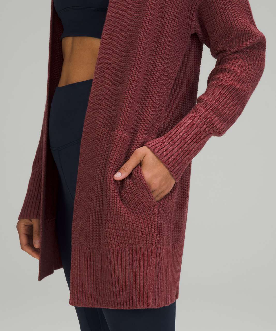 Lululemon Cashlu™ Sweater Wrap - Heathered Mulled Wine