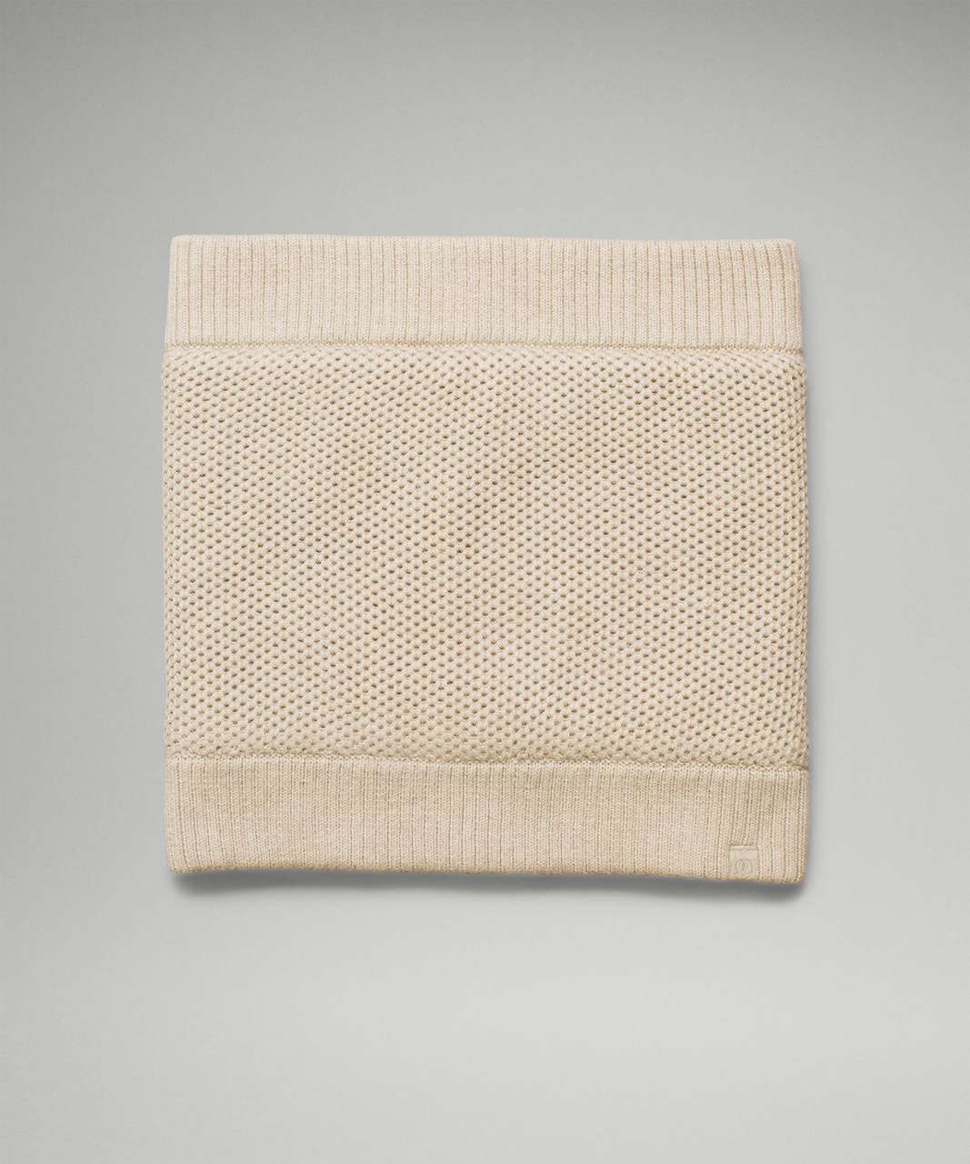 Lululemon Womens Textured Fleece-Lined Knit Neck Warmer