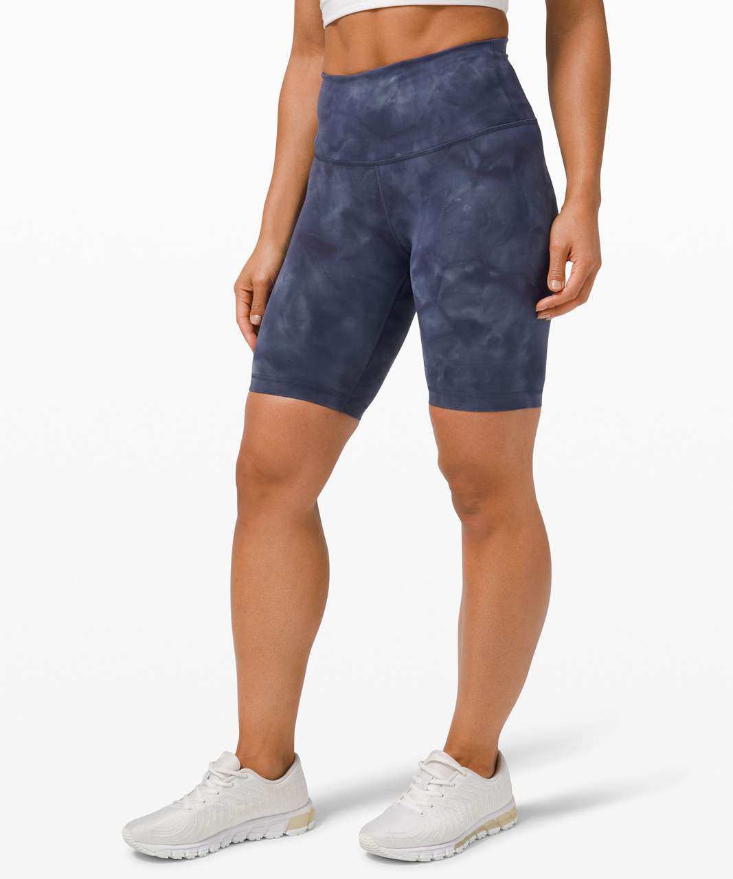 Lululemon Wunder Train High-Rise Short 8" - Diamond Dye Shade Naval Blue