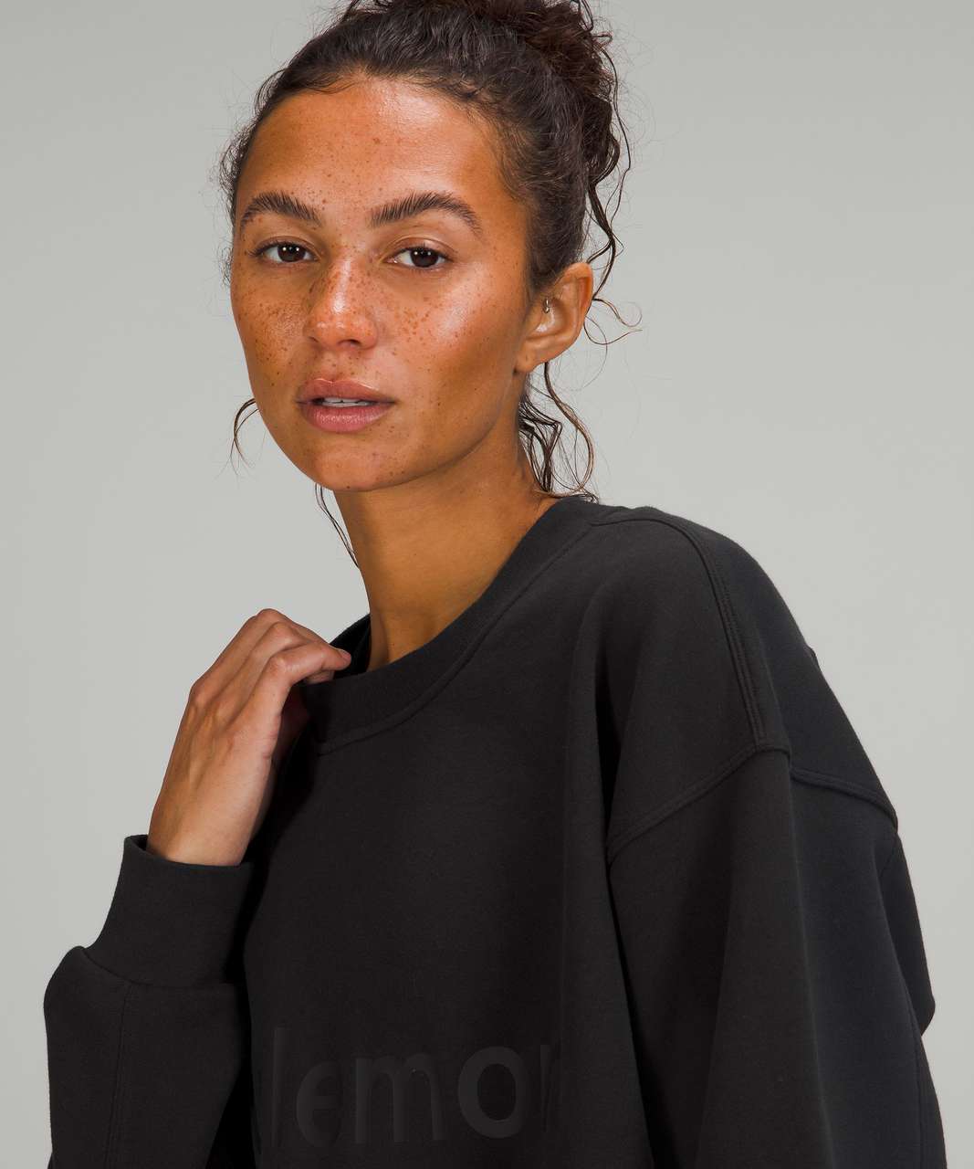 Lululemon Perfectly Oversized Crew - Black