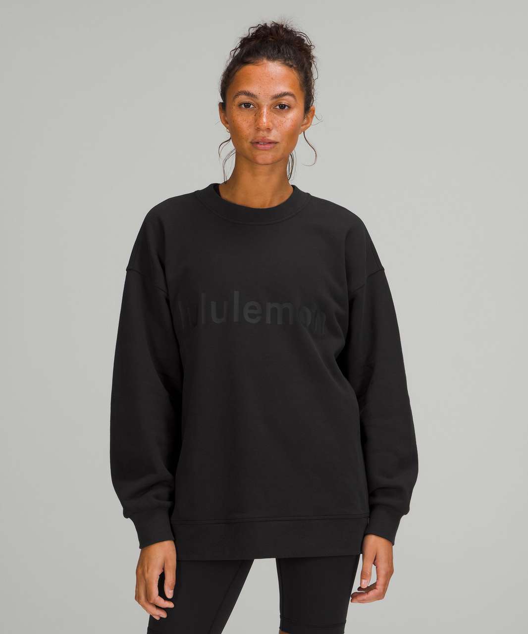 Lululemon Perfectly Oversized Crew - Black