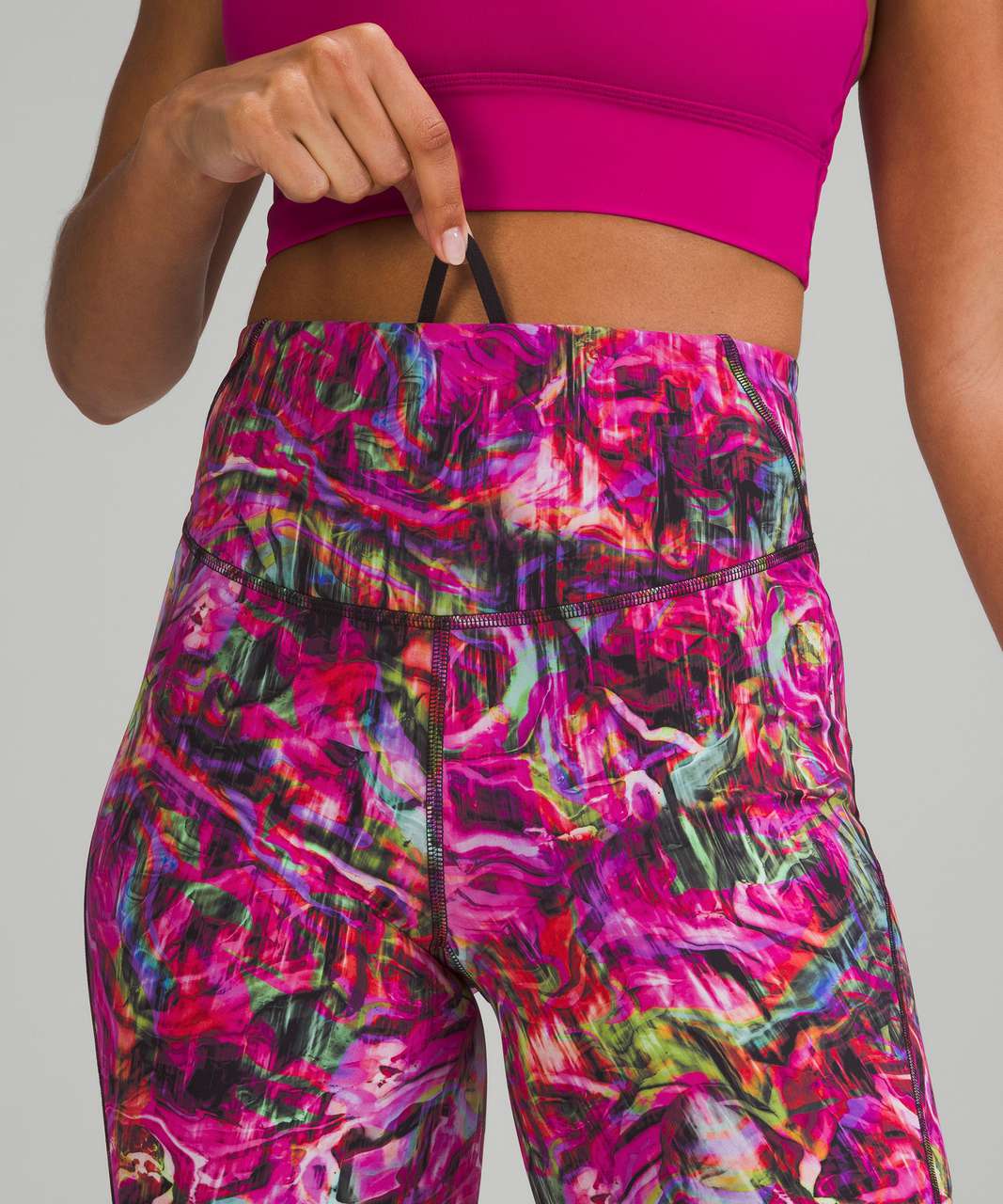 Lululemon Base Pace High-Rise Short 8" - Hyper Flow Pink Multi