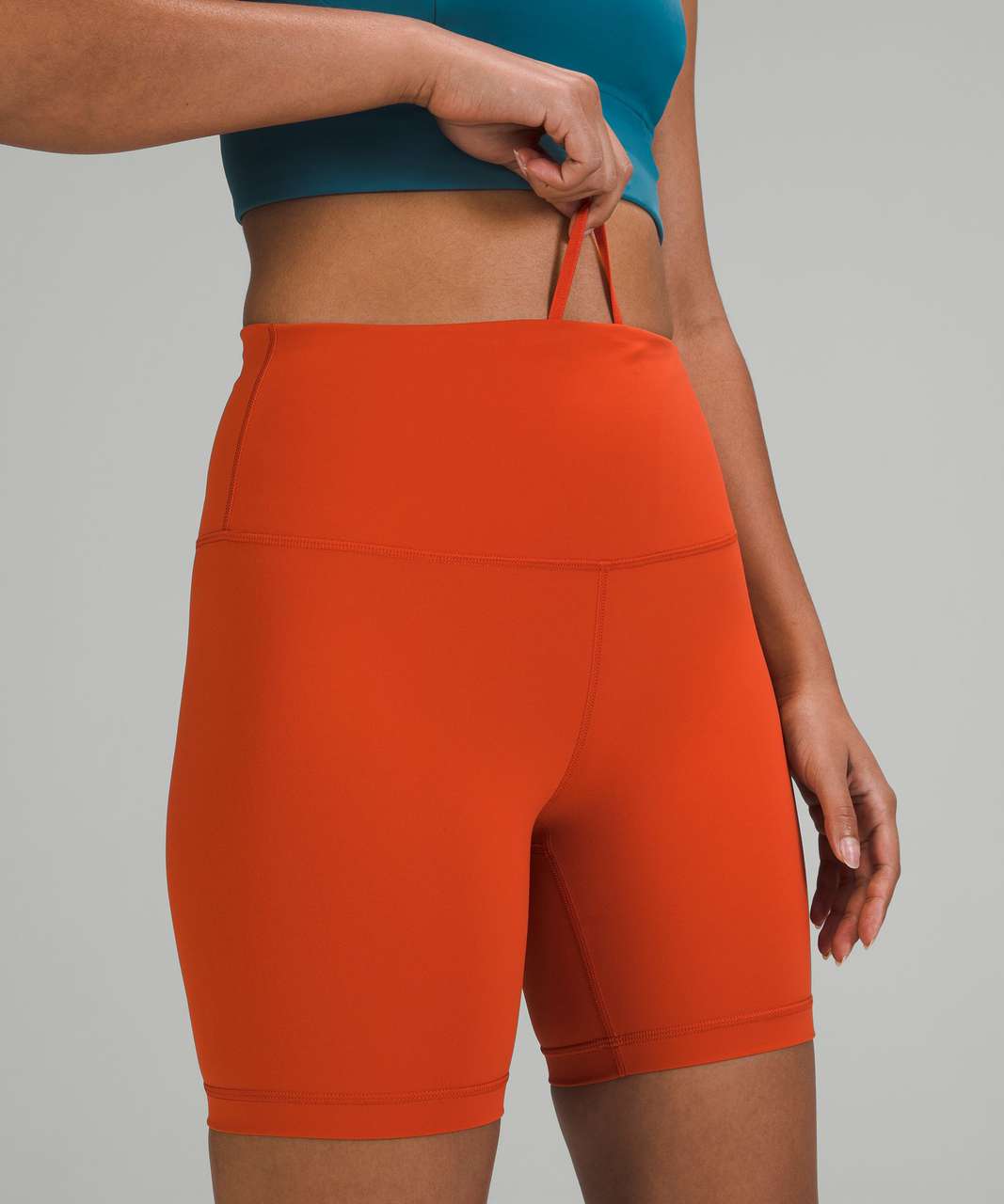 Lululemon Wunder Train High-Rise Short 6" - Canyon Orange