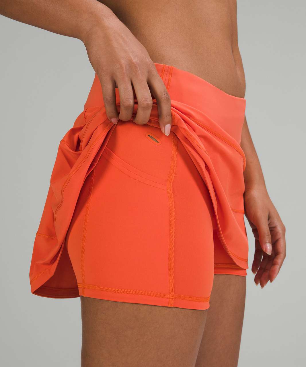 Lululemon Pace Rival Mid-Rise Skirt - Warm Coral