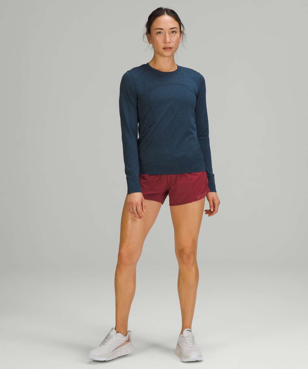 Lululemon Swiftly Breathe Long Sleeve - True Navy / Iron Blue