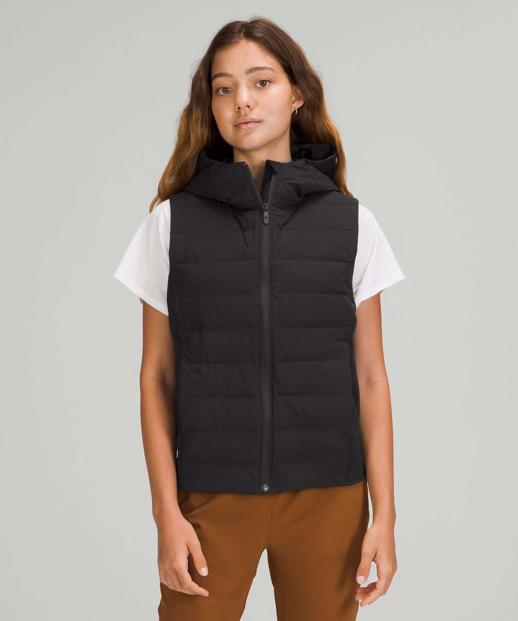 Lululemon Lightweight Relaxed-Fit Down Vest - Black - lulu fanatics