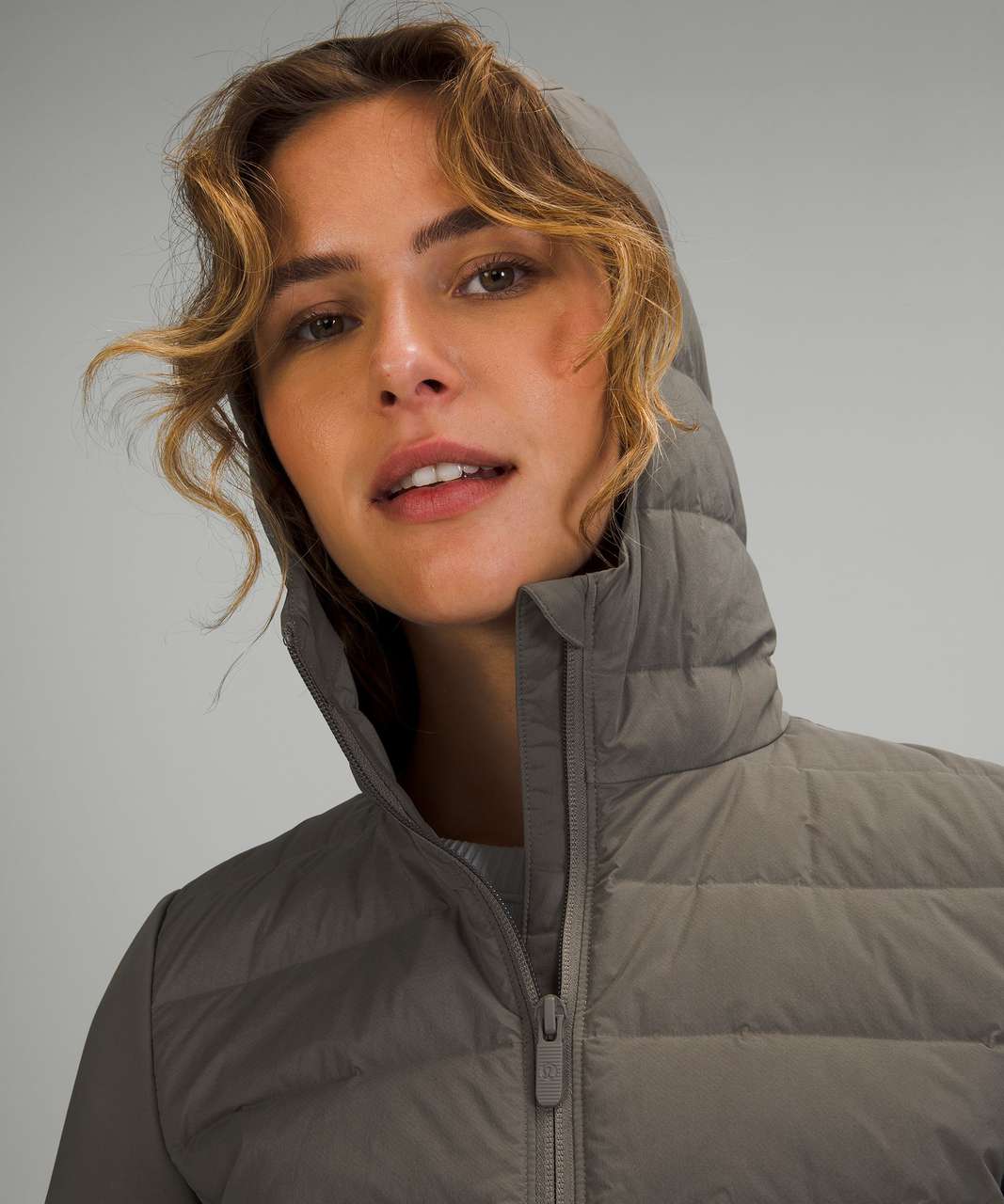 Lululemon Lightweight Relaxed-Fit Down Jacket - Canyon Orange - lulu  fanatics