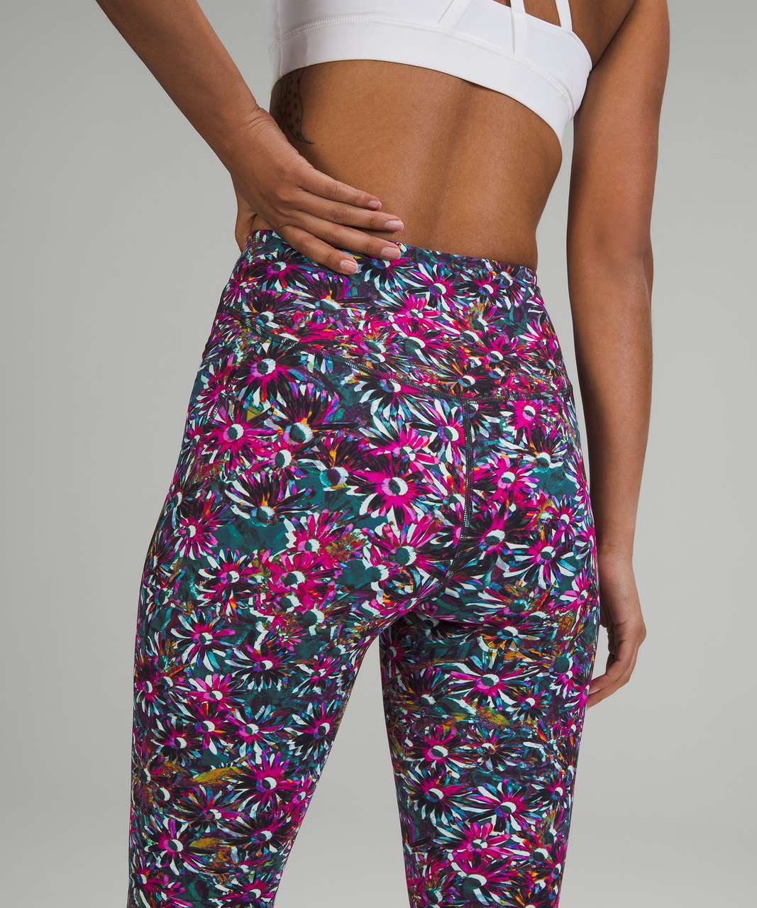 Lululemon Base Pace High-Rise Running Tight 25 - Floral Electric