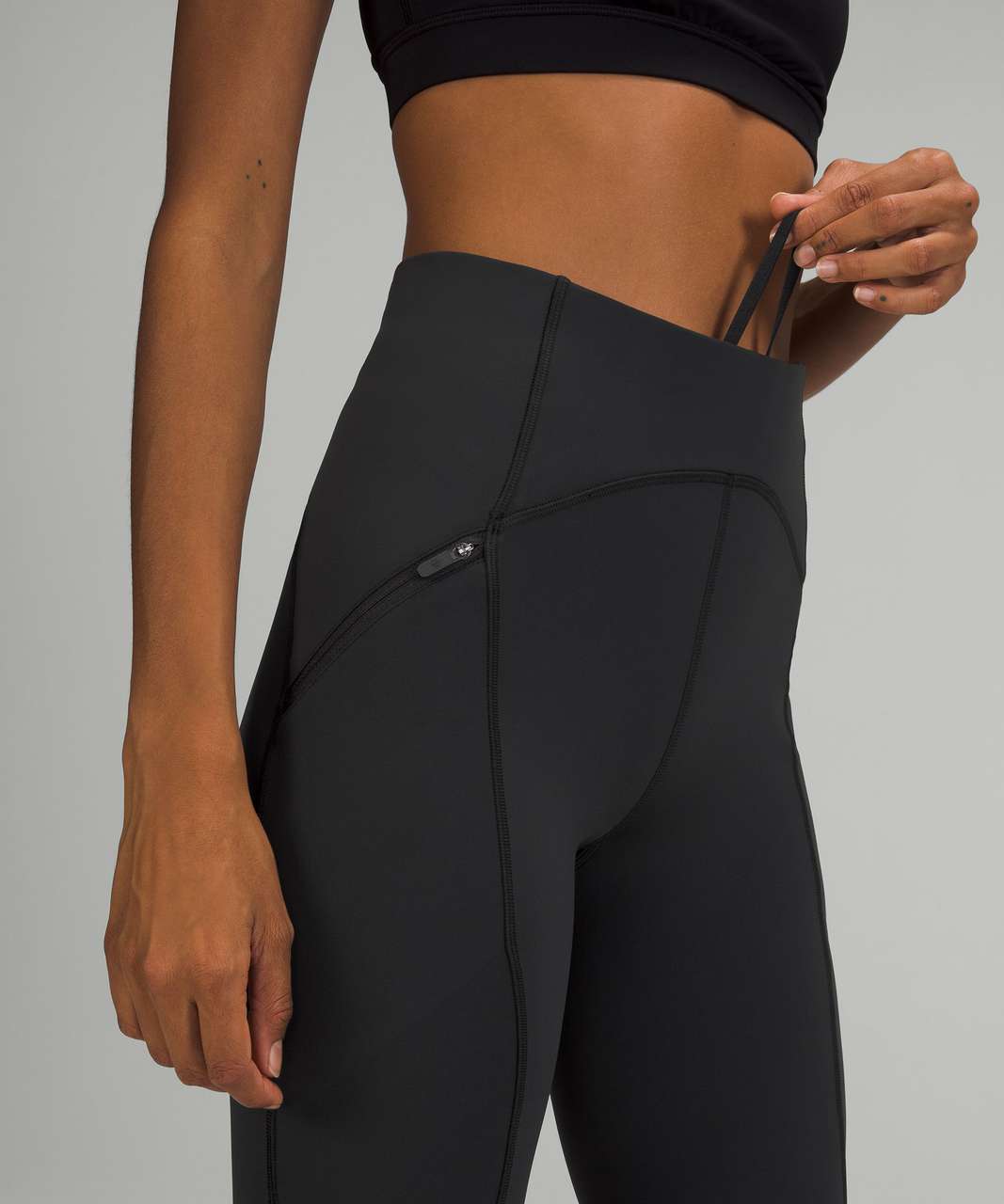 Lululemon Rain Repellent High-Rise Running Tight 28" - Black