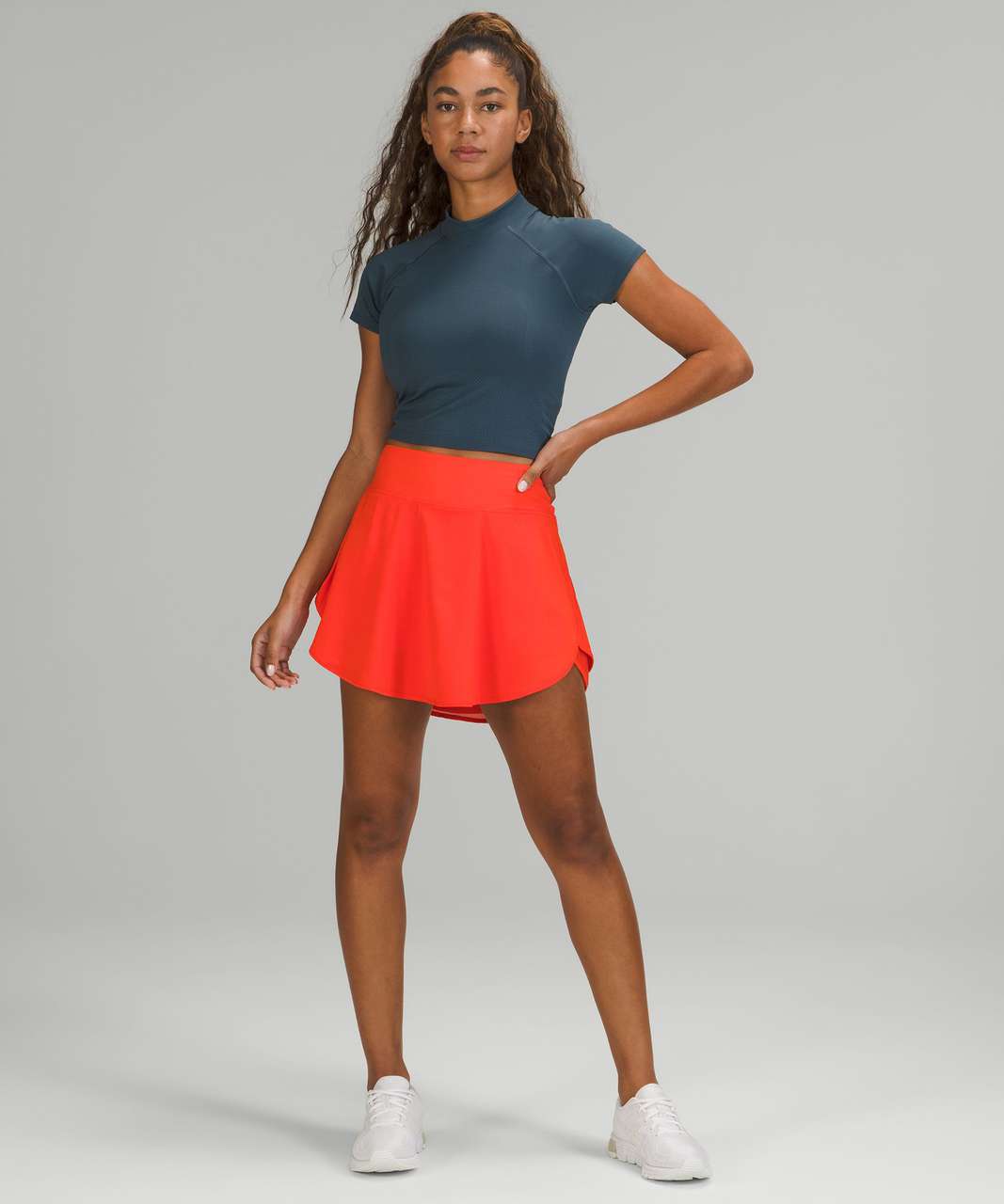 Lululemon Flutter Hem High-Rise Tennis Skirt - Autumn Red