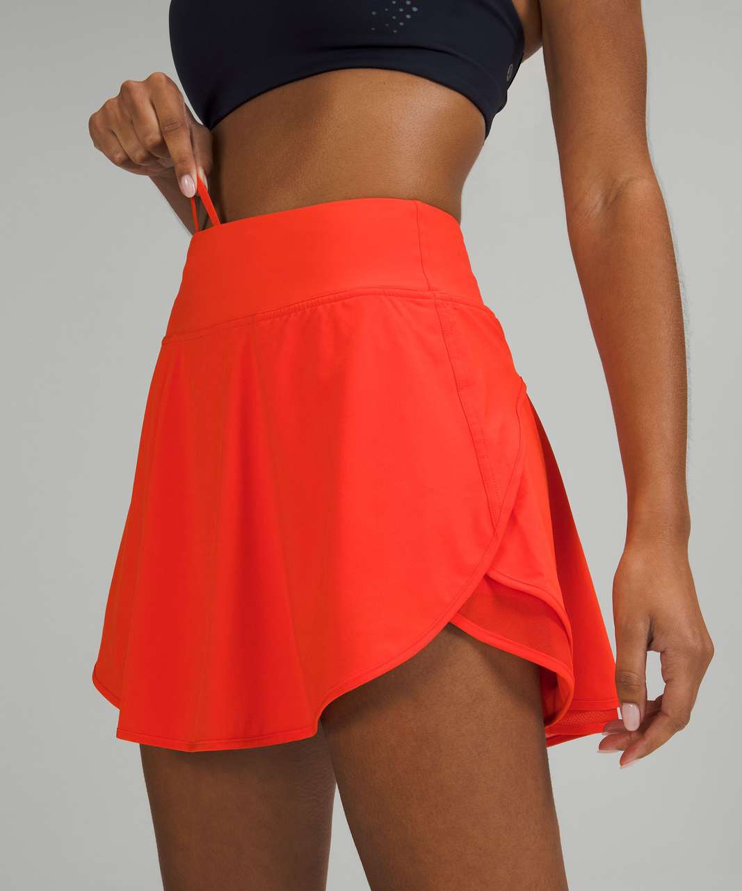 Lululemon Flutter Hem High-Rise Tennis Skirt - Autumn Red