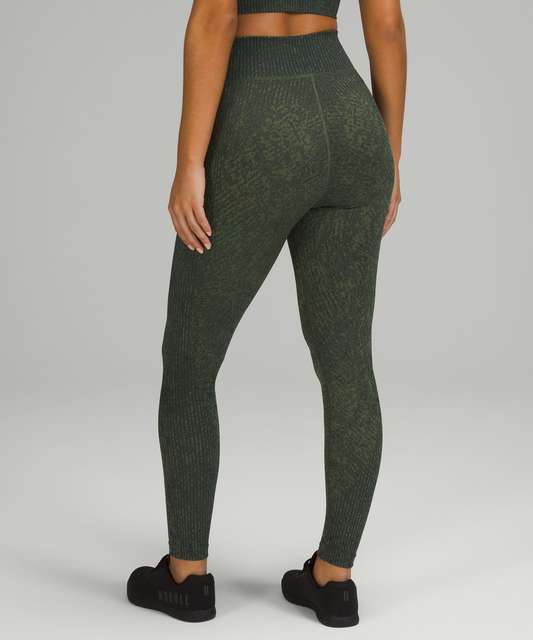LULULEMON EBB TO TRAIN TIGHT 2 COPPER CLAY ANGEL WING SEAMLESS