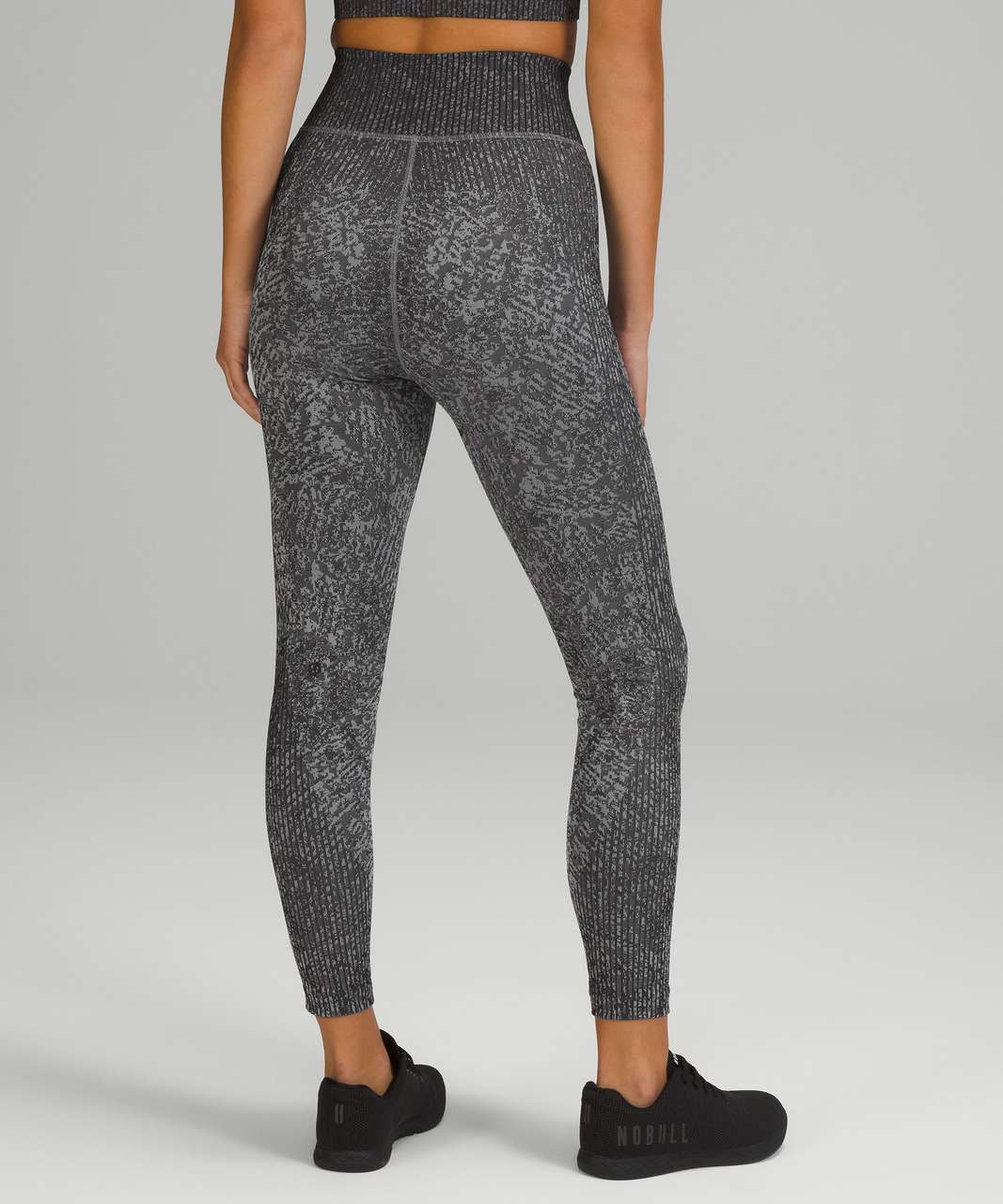 Lululemon Ebb to Train Super-High-Rise Tight 25 - Pattern Mixing Black /  Rhino Grey - lulu fanatics