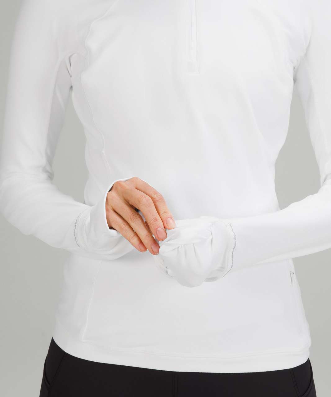 Lululemon Its Rulu Run Half Zip - White