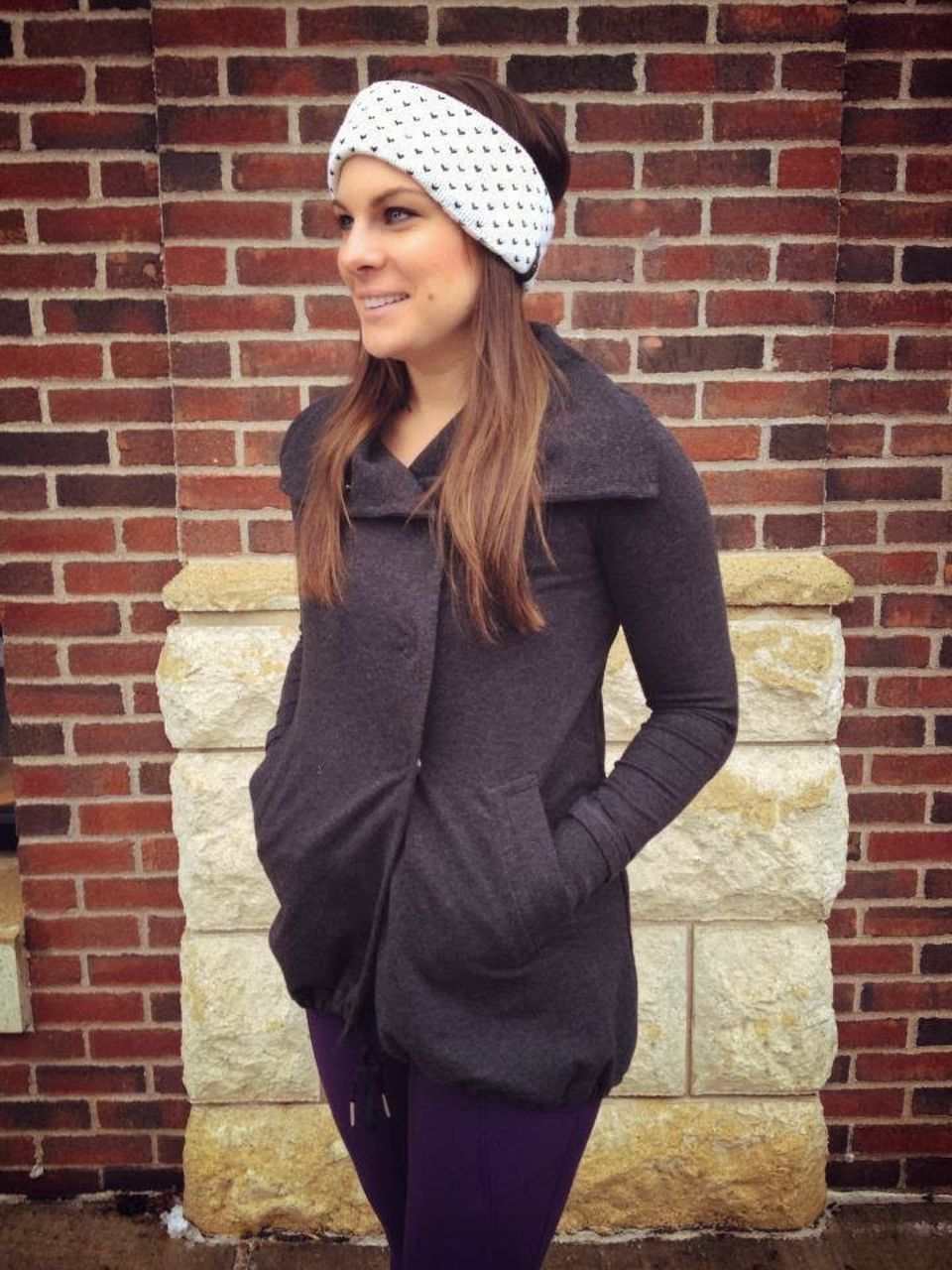 Lululemon Gratitude Wrap - Heathered Black