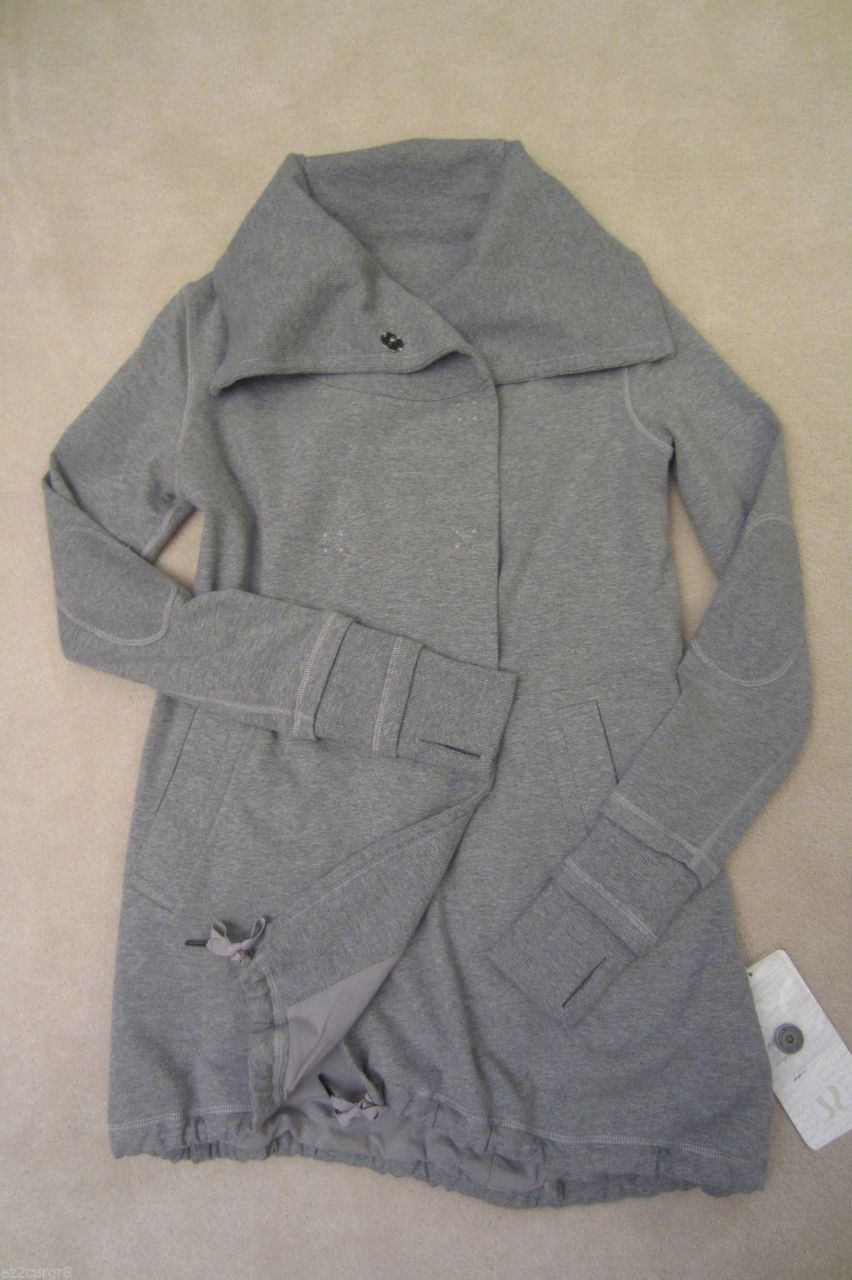 Lululemon Gratitude Wrap OG Heathered Deep Coal - Coats & jackets