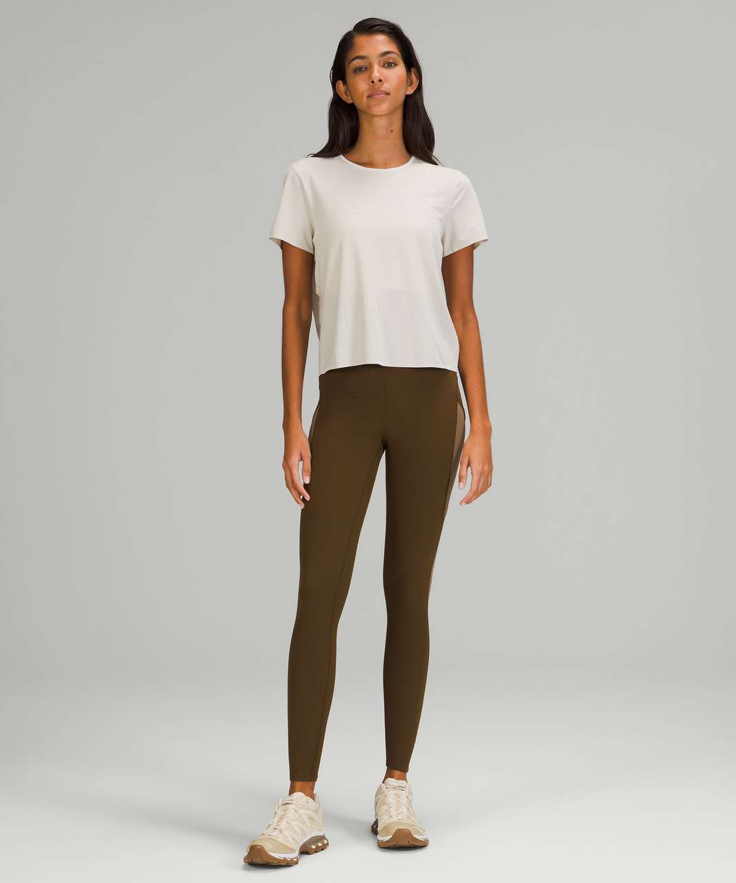 Lululemon Wunder Train Cropped Long Sleeve - Black - lulu fanatics