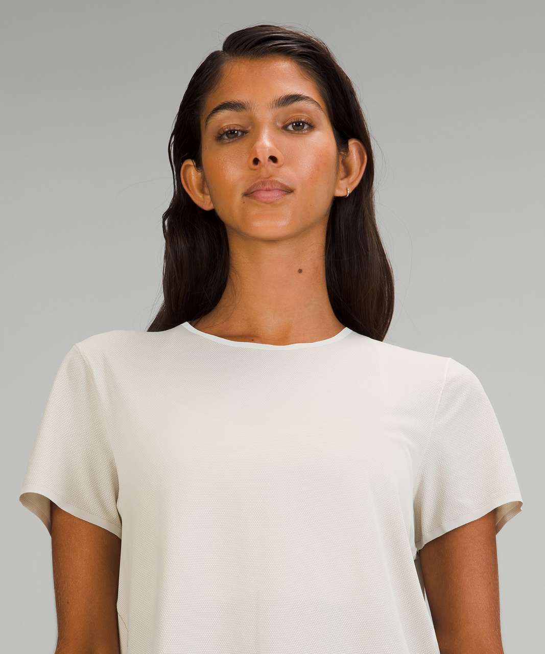 Lululemon lab Cropped Train T-Shirt - Natural Ivory