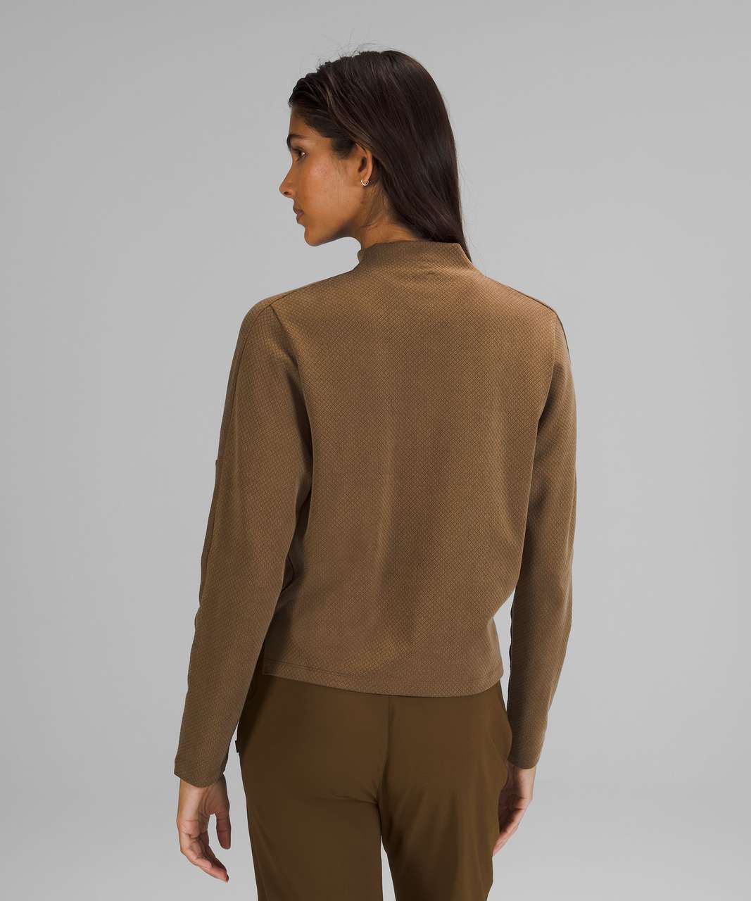 Lululemon lab Jacquard Mock Neck Long Sleeve - Frontier Lululemon lab Jacquard Mock Neck Long Sleeve - Frontier