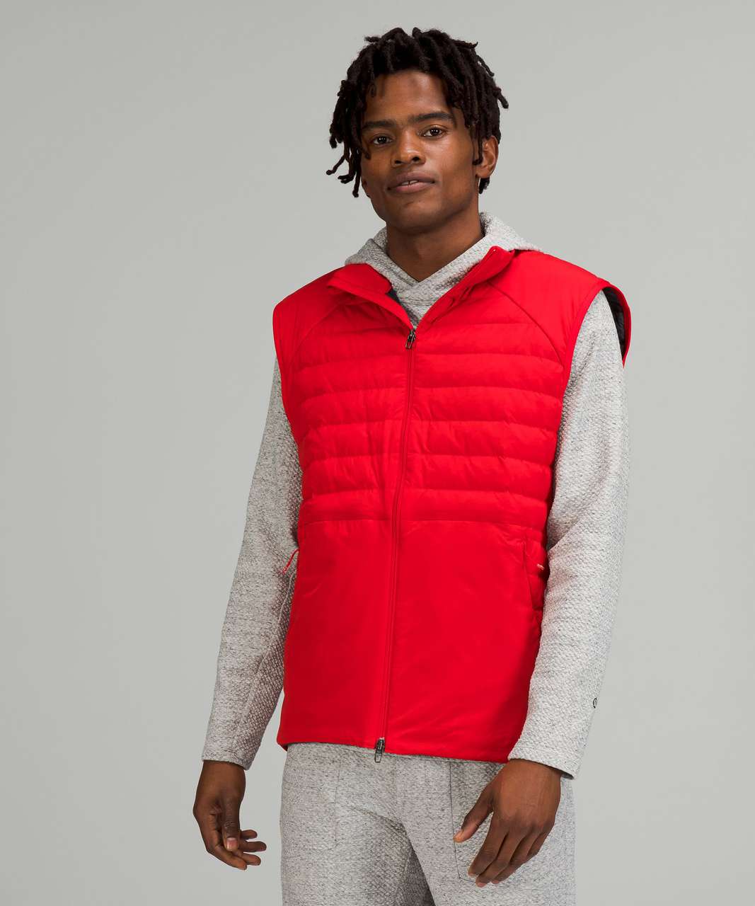 Lululemon Down for It All Vest - Grenadine Red - lulu fanatics