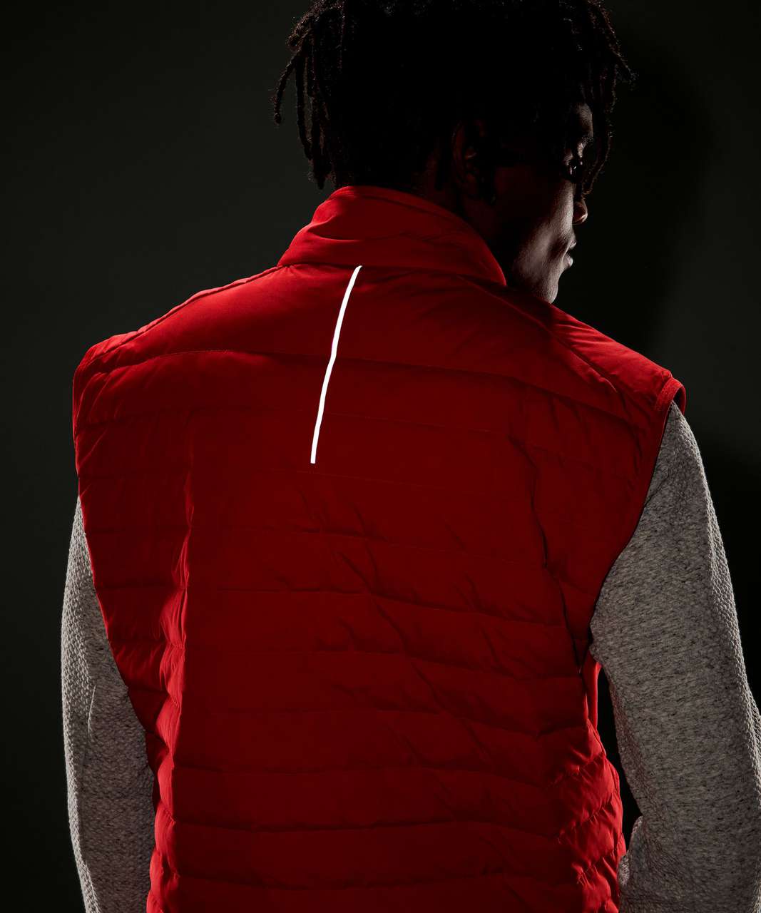 Lululemon Down for It All Vest - Grenadine Red - lulu fanatics