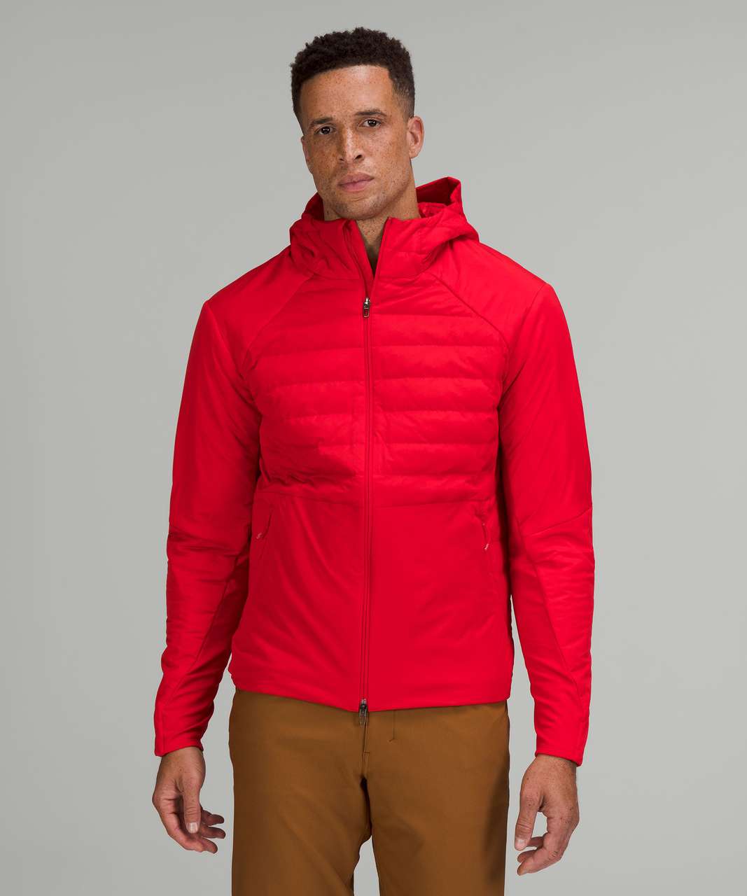 Lululemon Down for It All Hoodie - Grenadine Red - lulu fanatics