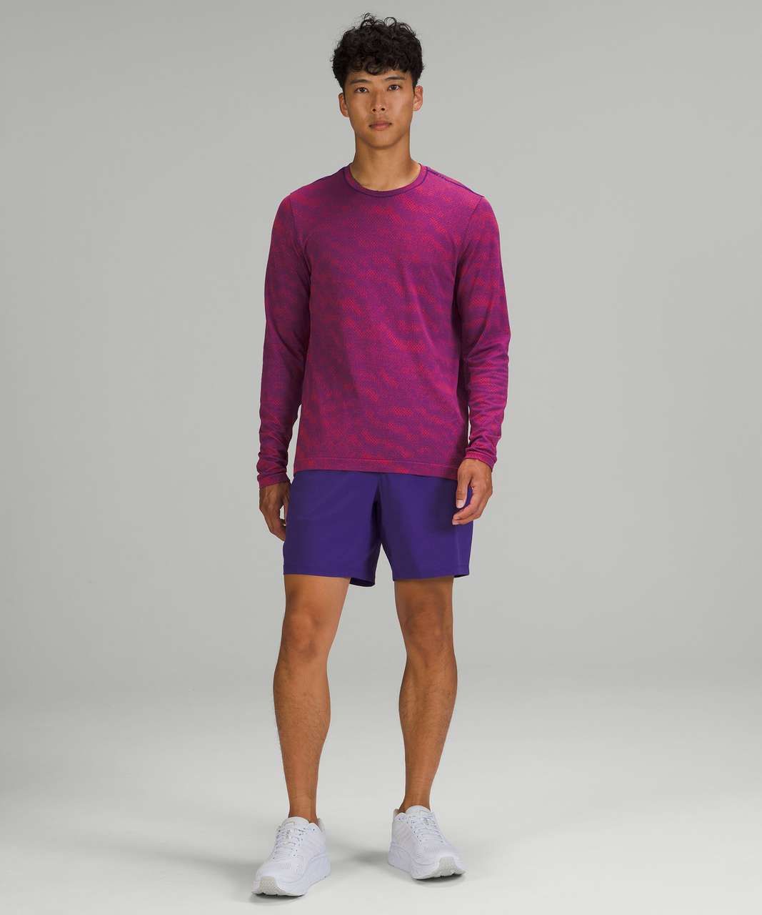 Lululemon Pace Breaker Lined Short 7 - Petrol Purple - lulu fanatics