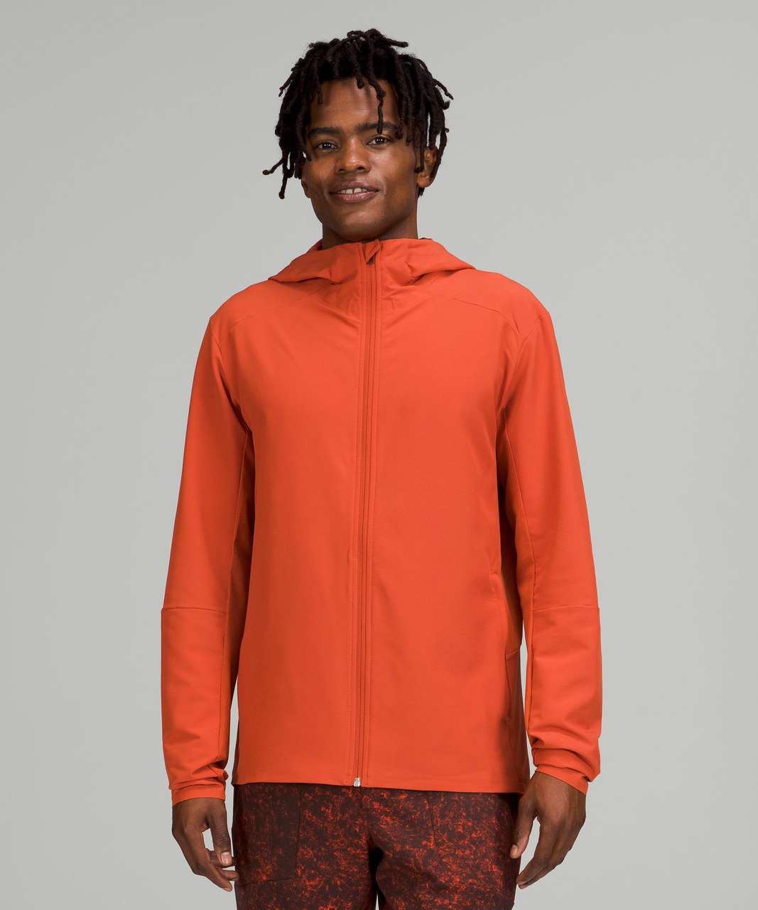 Lululemon Warp Light Packable Jacket - Canyon Orange