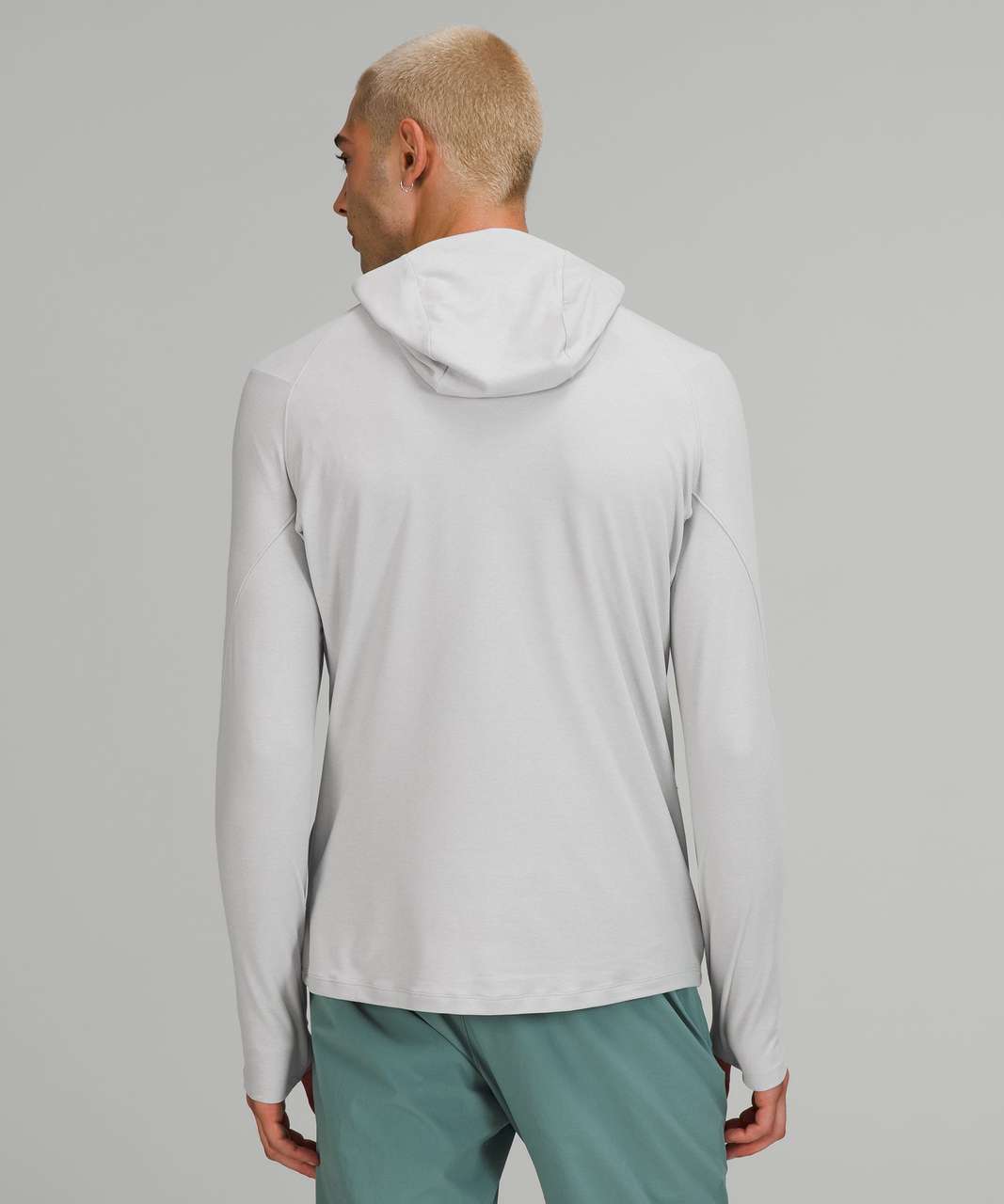 Lululemon Surge Warm Full Zip - Heathered Sea Salt