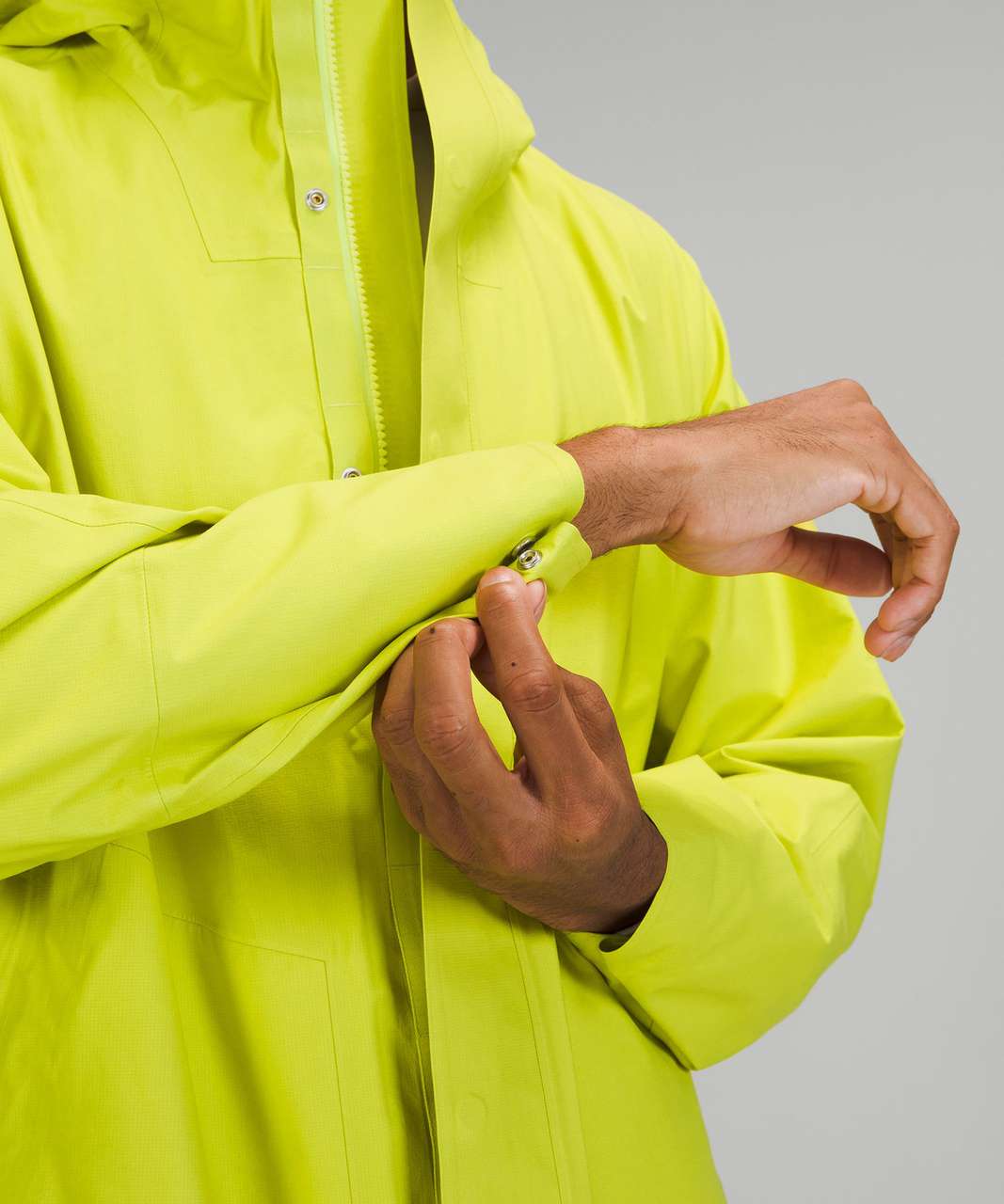 Lululemon lab Waterproof Parka - Yellow Serpentine